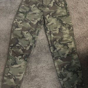 Abercrombie & Fitch Green Cargo Pants